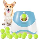 Lançador Automático De Bolas Para Cães Mekaple Com 15 Mini Bolas De Tênis