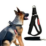 Peitoral Prático Com Guia Para Cachorro - M - Preto