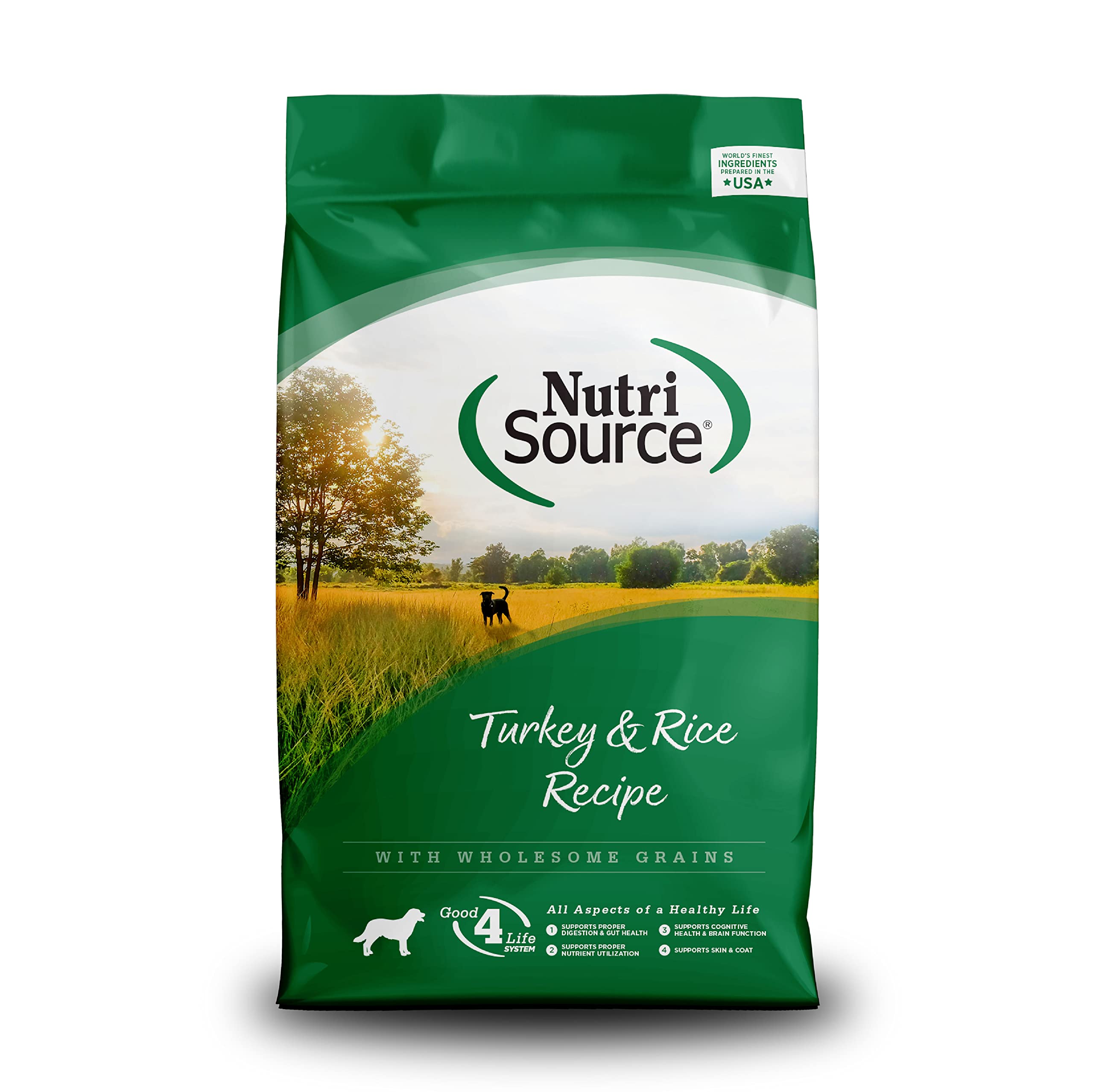 Comida Seca Para Cães Nutrisource Turkey And Rice 11,79 Kg