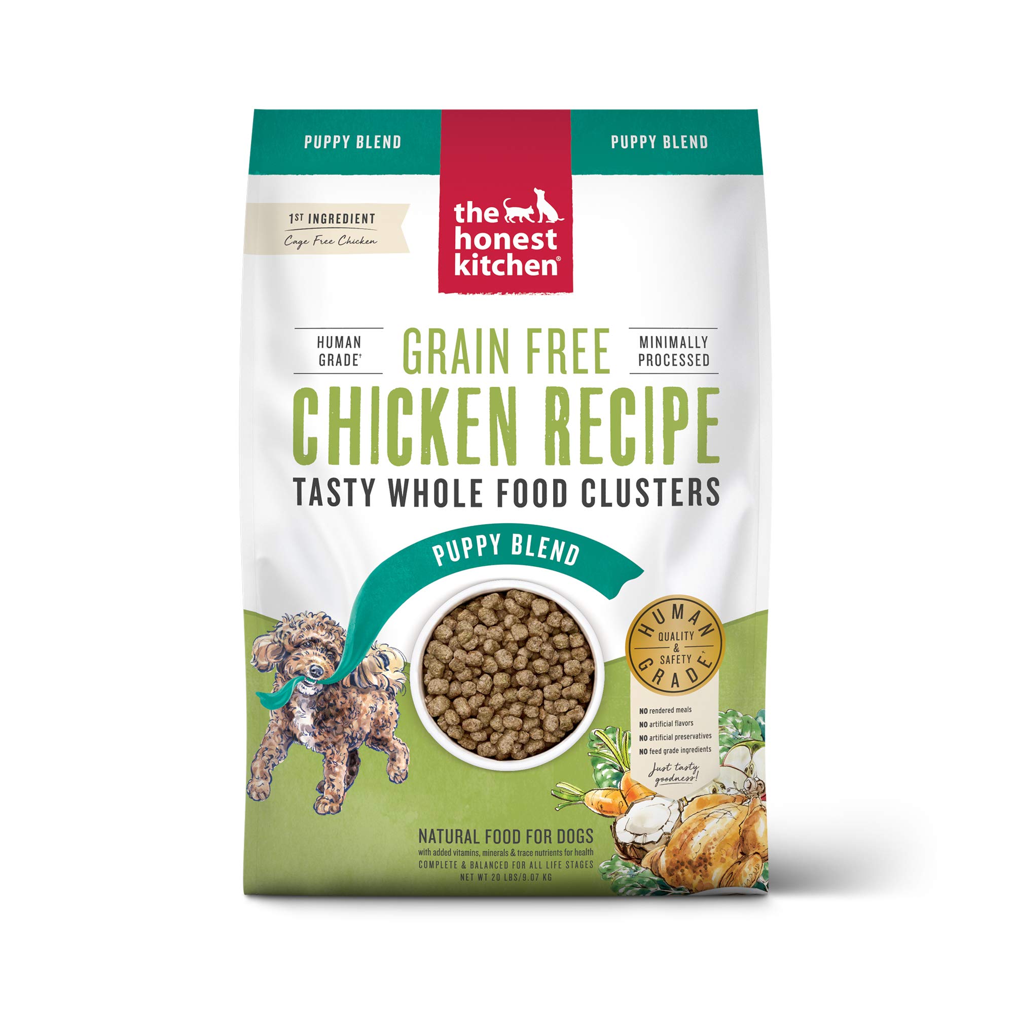 Comida Seca Para Cães The Honest Kitchen Whole Food Clusters Puppy