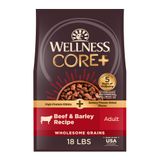 Comida Seca Para Cães Wellness Core+ Receita De Carne Bovina E Cevada 8,16 Kg