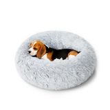 Cama De Cachorro Olaphum Calming Donut Lavável E Antiderrapante Para Animais De Estimação Pequenos