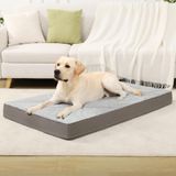 Cama De Cachorro Ksiia, Pelúcia Ortopédica Impermeável De Luxo Para Cães Xl