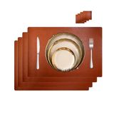 50 Jogo Americano Couro Impermeável Limpa Facil Para Mesa