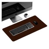 Mousepad Antiderrapante Couro Trabalho 80x30 E Porta Copo