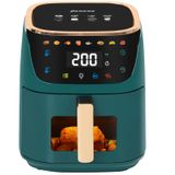 Fritadeira Air Fryer Panana 8qt Large Compact Com 8 Menus Predefinidos Verdes
