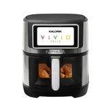 Fritadeira De Ar Comprimido Kalorik Vivid Touch Série 5l 1500w Em Aço Inoxidável