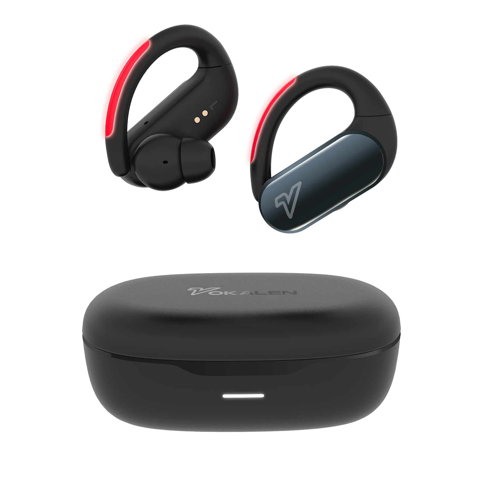 Fones De Ouvido Esportivos Vokalen Reflex Pro Wireless Com Bateria Anc 50h