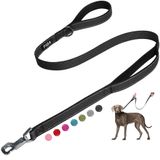 Coleira Para Cães Fida Heavy Duty 150 Cm Com 2 Alças Acolchoadas Pretas