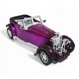 Carrinho Miniatura Antigo Clássico Fricção Colecionável 24cm