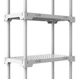 Estante Organizadora Plástico 4 Prateleiras Pro 127x70x35cm