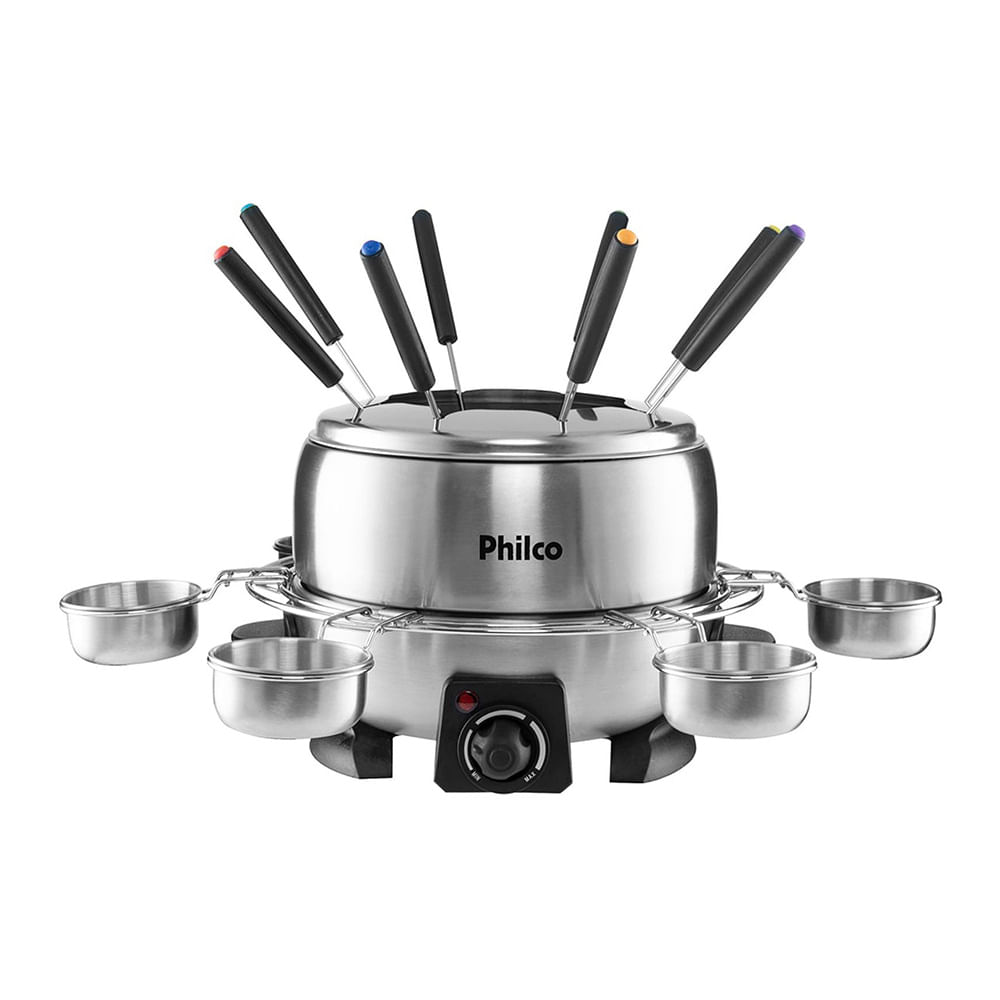 Panela Elétrica Para Fondue Philco Ppe03i 2,3l Inox 127v