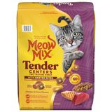 Comida Seca Para Gatos Meow Mix Tender Centers Chicken Atum 6,44 Kg
