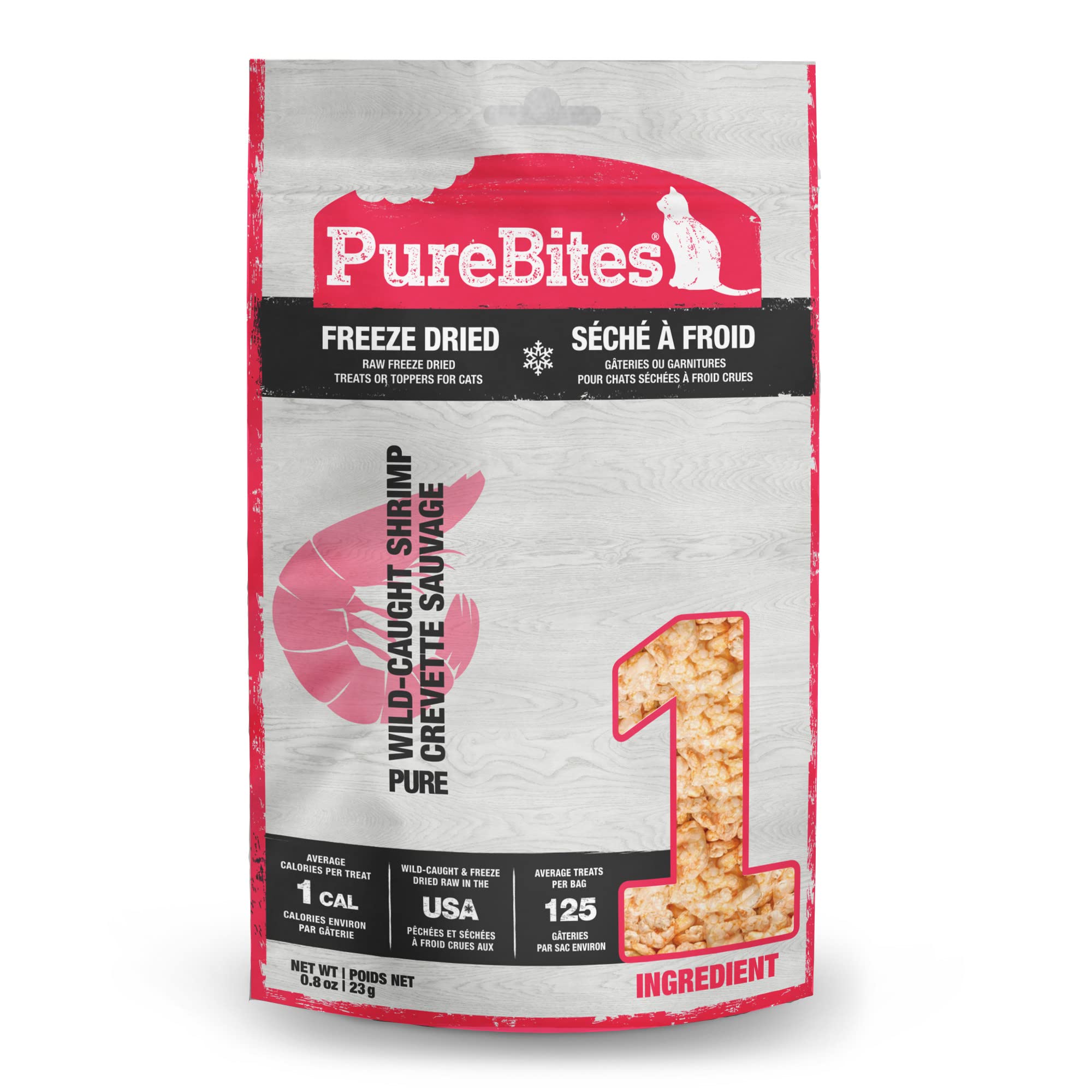 Cat Treats Purebites Camarão Liofilizado 23g