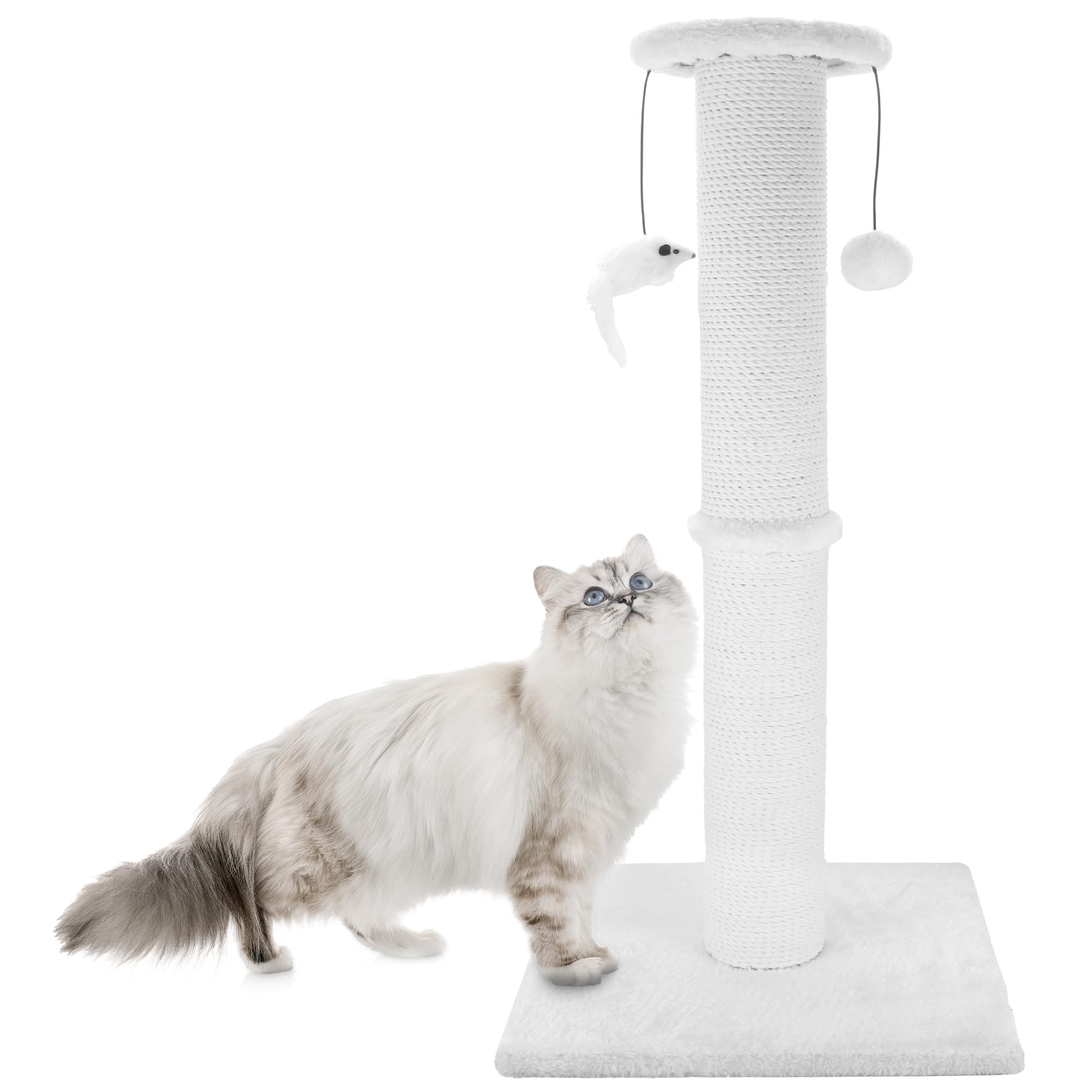 Corda De Sisal Pesada Cat Scratching Post Ahomdoo De 86 Cm