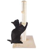 Cat Scratching Post Dimaka 34 De Altura Para Gatos Grandes, Bege