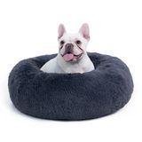Dog Bed Bedsure Calming Donut Lavável Para Cães De Médio Porte
