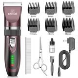 Ameixa Recarregável De 2 Velocidades Dog Clippers Oneisall Low Noise