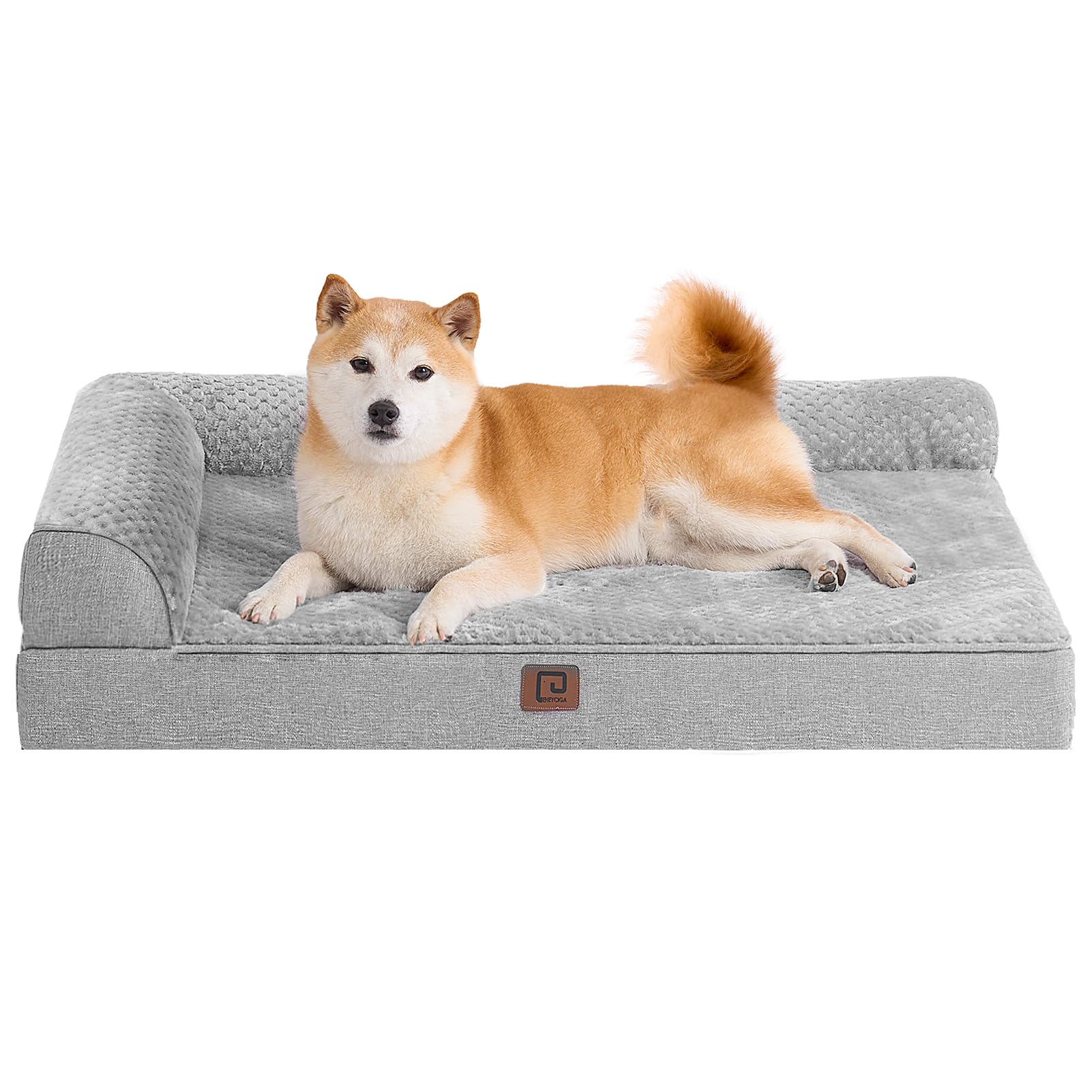 Cama Para Cães Eheyciga Memory Foam Ortopédica Grande Com Impermeável