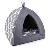Tenda Para Animais De Estimação Best Pet Supplies Cama Macia Para Cães E Gatos Cinza 19x19x19cm