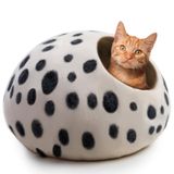 Cat Cave Bed Woolygon Luxuosa Lã Merino Ecológica
