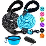 Coleira Para Cães Cooyoo Heavy Duty 1,5 M Com Alça Acolchoada Para Cães