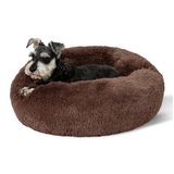 Pet Bed Bedsure Calming Para Cães Pequenos E Médios Donut Coffee