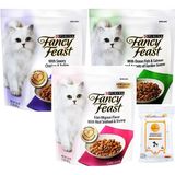 Comida Para Gatos Aurora Pet Ff Gourmet Dry (3x450g) + Toalhetes (10)