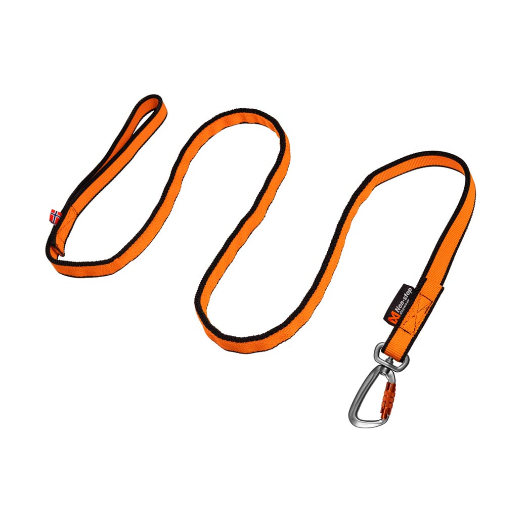 Roupa De Cachorro Bungee Leash Non-stop, Elástica Para Correr E Andar De Bicicleta, Preta