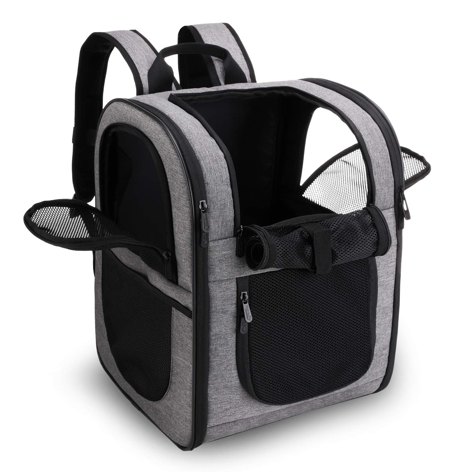 Mochila Pet Carrier Apollo Walker Para Cães E Gatos Cinza