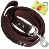 Coleira De Couro Para Cães Adityna Heavy Duty 1 M X 2,5 Cm Para Cães Grandes