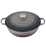 Panela Marmita Le Creuset 26cm Signature Ferro Esmaltado Cinza Flint 21114264442430