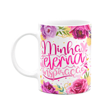 Caneca Floral Mães - Minha Eterna Inspiração - 325ml - M2