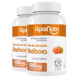 Kit 2 Óleo De Semente De Abóbora Apisnutri 120 Cápsulas