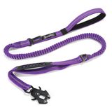 Coleira Para Cães Raipult, Absorvente De Choque, Elástico Tático, Roxo