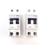 2 Disjuntores Bipolar Siemens Curva C 3ka 16a