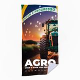 Toalha De Praia - Agro Suor E Esperança Trator