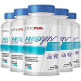 Kit 5 Ansiozen Clinicmais 60 Cápsulas