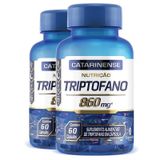 Kit 2 Triptofano 860mg Catarinense Pharma 60 Cápsulas