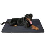 Cama Para Cães Magic Dog Soft Crate Pad Kennel Mat 42 Polegadas Cinza Escuro
