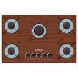 Cooktop 5 Bocas Chamalux Ultra Chama Amadeirado
