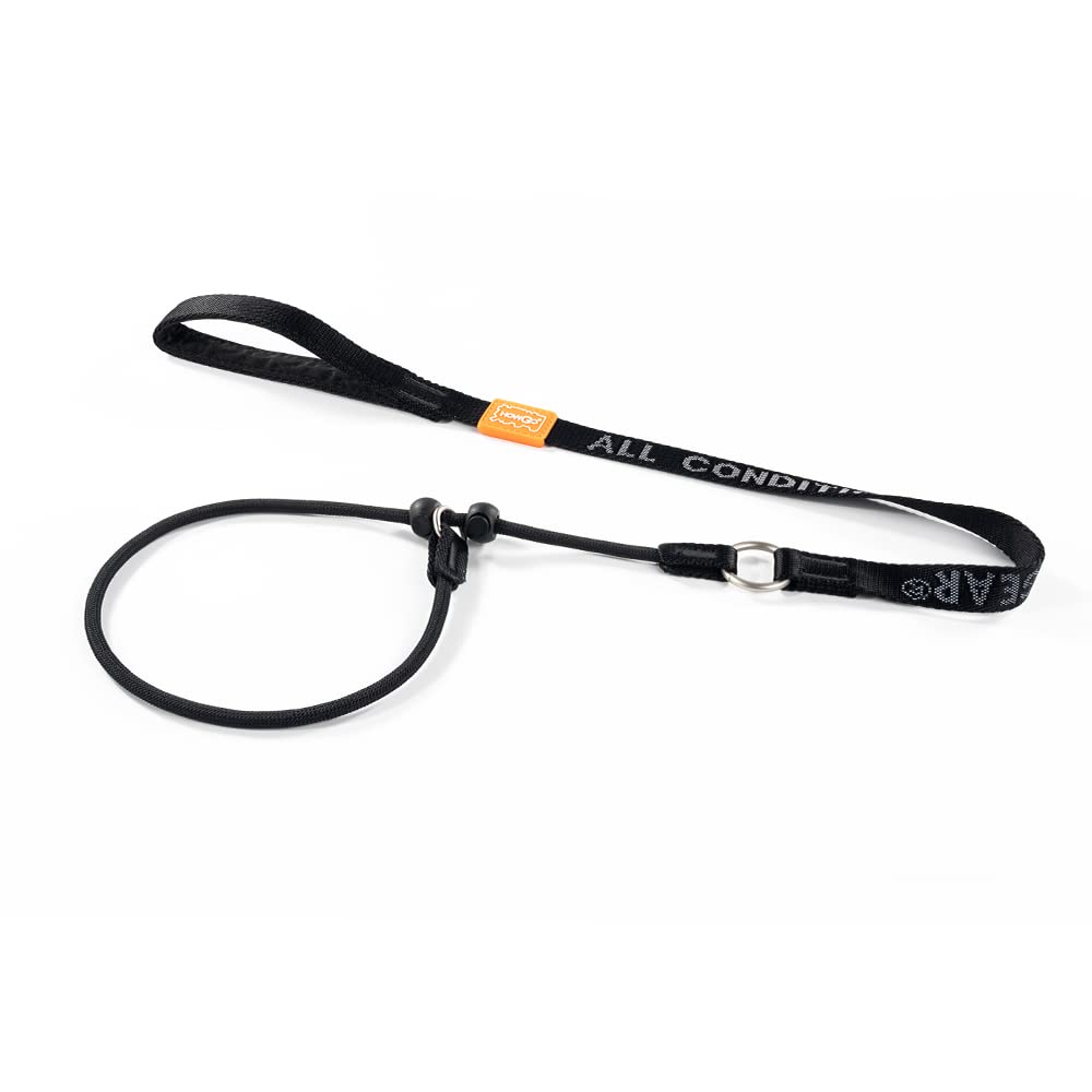 Coleira Dog Slip Lead Howgo Training No-pull Heavy Duty Black
