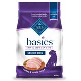 Comida Seca Para Cães Blue Buffalo Basics Senior Turkey 1,8 Kg