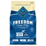 Bolsa De 1,8 Kg Para Idosos Sem Grãos Blue Buffalo Freedom Para Cães
