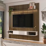 Painel Belluno Artely Para Tv De Até 75 Polegadas Com 1 Prateleira E 2 Nichos