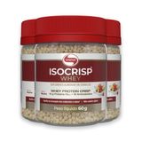 Kit 3 Isocrisp Whey Protein Vitafor Neutro 60g