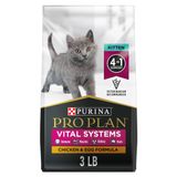 Comida Para Gatinhos Purina Pro Plan Vital Systems Galinha/ovo 1,36 Kg
