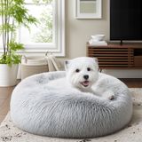 Cama Para Animais De Estimação Sunstyle Home Donut Round Calming Para Animais De Estimação Pequenos