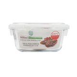 Pote Hermético Quadrado De Vidro Borossilicato Com Tampa 800 Ml G1906