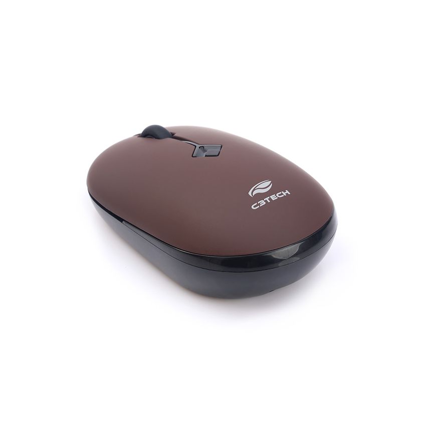 Mouse Sem Fio C3tech M-w60rd Usb Nano Ambidestro - Vermelho - imagem 2